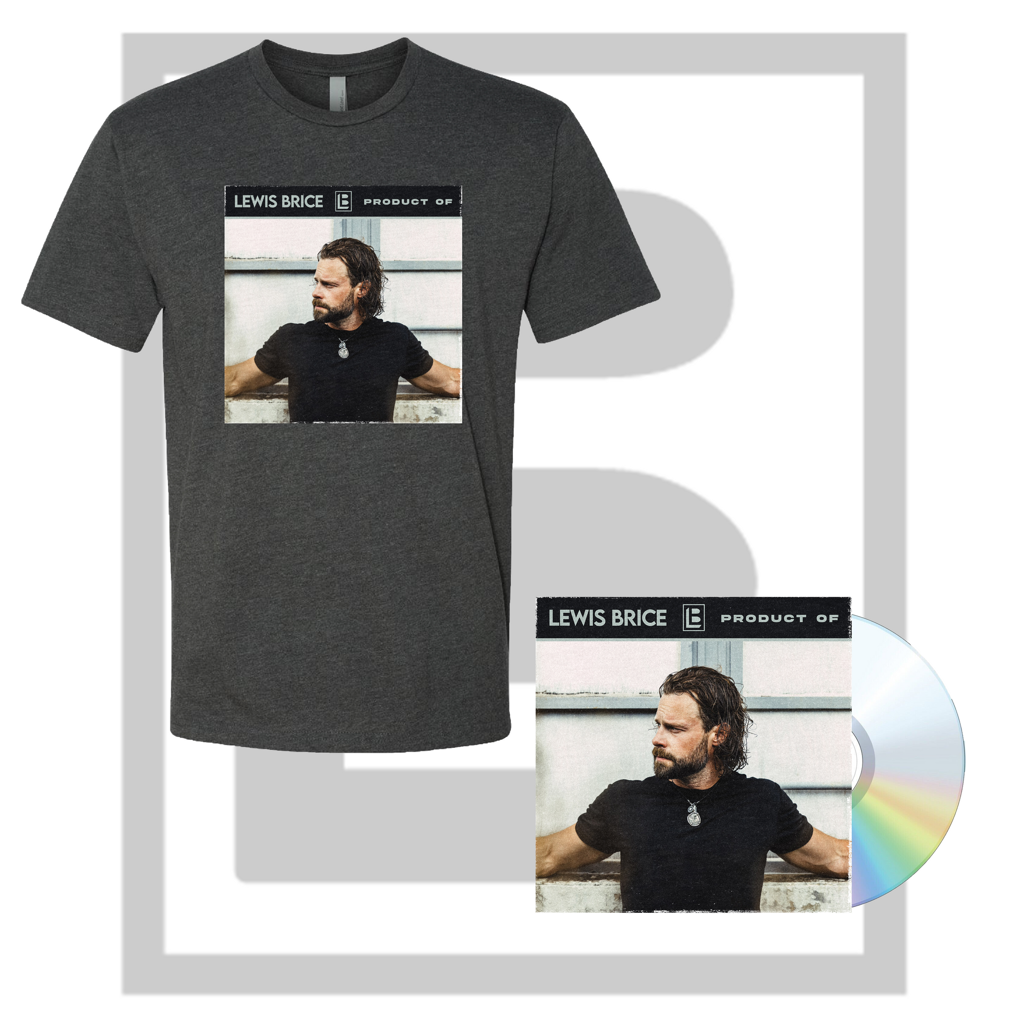 Product Of - T Shirt & Autographed CD Bundle